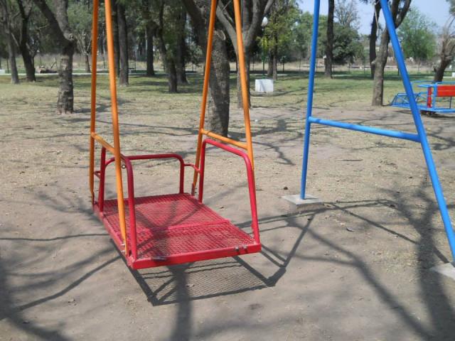 Imagen de la hamaca que fue violentada.